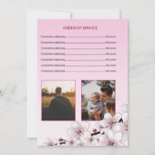 Vorlage der Beerdigungskarte (Rückseite)