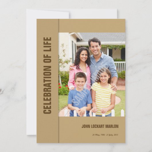 Vorlage der Bestattungskarte (Vorderseite)