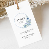 Vorlage der Blue-Gastgeschenk Hochzeit-Tags, Geschenkanhänger