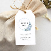 Vorlage der Blue-Gastgeschenk Hochzeit-Tags, Geschenkanhänger