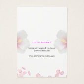 Vorlage der Minimalistischen Bläserschmuckkarte (Rückseite)