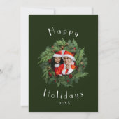 Vorlage der Red Holiday Card - Weihnachtskarten de (Vorderseite)