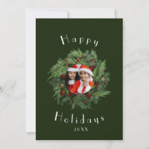 Vorlage der Red Holiday Card - Weihnachtskarten de