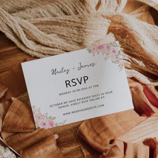 Vorlage der RSVP-Rose für Hochzeiten