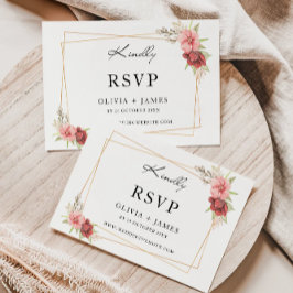 Vorlage der RSVP-Rose für Hochzeiten