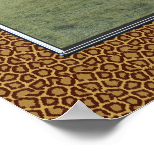 Vorlage der Schrift, Psalm 23 Poster (Ecke)