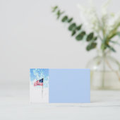 Vorlage der US-amerikanischen Visitenkarte auf bla (Stehend Vorderseite)