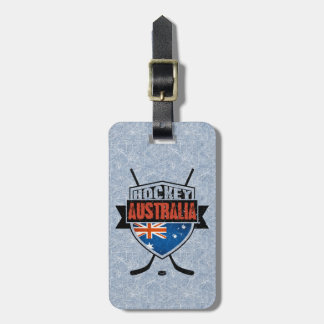 Vorlage des australischen Eishockey-Gepäckträgers Gepäckanhänger