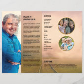 Vorlage des Beerdigungsprogramms, (Rückseite)