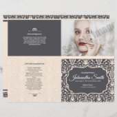 Vorlage des Beerdigungsprogramms, (Vorne/Hinten)