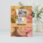 Vorlage des Beerdigungsprogramms (Stehend Vorderseite)