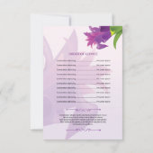 Vorlage des Beerdigungsprogramms (Rückseite)