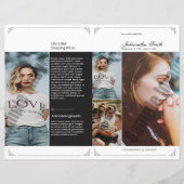 Vorlage des Beerdigungsprogramms, (Vorderseite)