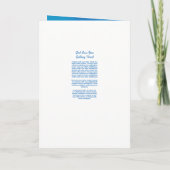 Vorlage des Beerdigungsprogramms (Rückseite)