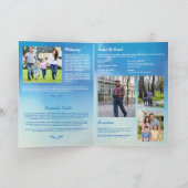 Vorlage des Beerdigungsprogramms (Innenseite)