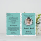 Vorlage des Beerdigungsprogramms (Stehend Vorderseite)