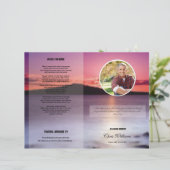 Vorlage des Beerdigungsprogramms (Stehend Vorderseite)