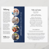 Vorlage des Beerdigungsprogramms (Rückseite)