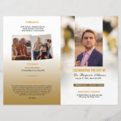 Vorlage des Beerdigungsprogramms (Vorderseite)