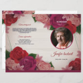 Vorlage des Beerdigungsprogramms (Vorne/Hinten)