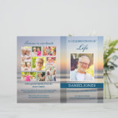 Vorlage des Beerdigungsprogramms für den Menschen  (Stehend Vorderseite)