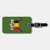 Vorlage des belgischen Lacrosse-Gepäckanhängers Gepäckanhänger (Vorderseite horizontal)