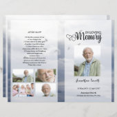 Vorlage des Blue Sky Funerary Program (Vorne/Hinten)