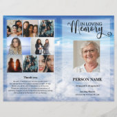 Vorlage des Blue Sky Funerary Program (Vorderseite)