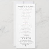 Vorlage des Boho-Programms für personalisierte Wil (Rückseite)