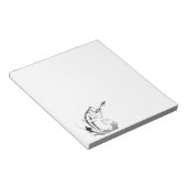 Vorlage des Fischereiklubs Notizblock (angewinkelt)