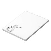 Vorlage des Fischereiklubs Notizblock (Rotiert)