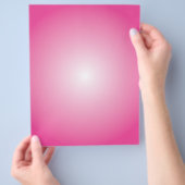 Vorlage des Flyers: Radialstrahl: rosa Flyer (Hand)