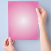 Vorlage des Flyers: Radialstrahl: rosa Flyer (Hand)