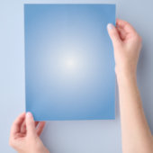 Vorlage des Flyers: Radialstrahler: Blau Flyer (Hand)