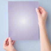 Vorlage des Flyers: Radialstrahler: Lila Flyer (Hand)