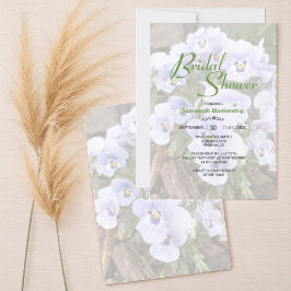 Vorlage des Foto-Brautparty für Lila Stiefmütterch