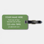 Vorlage des irischen American Entwine Heart Luggag Gepäckanhänger (Rückseite horizontal)