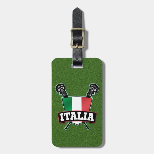Vorlage des italienischen Gepäckanhängers Gepäckanhänger (Vorderseite vertikal)