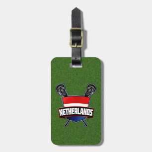 Vorlage des niederländischen Lacrosse Luggage Tag Gepäckanhänger