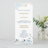 Vorlage des personalisierten Navy Blue and Gold Pr (Stehend Vorderseite)