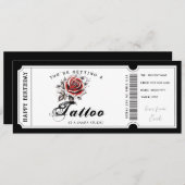 Vorlage des persönlichen Tattoo-Geschenkgutscheins (Vorne/Hinten)