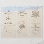 Vorlage des Programms "Herz in Sandhochzeit" (Vorderseite)