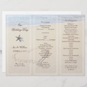 Vorlage des Programms "Herz in Sandhochzeit" (Vorne/Hinten)