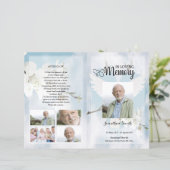 Vorlage des Programms "Weiße Taube und Blumenbeerd (Stehend Vorderseite)