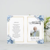 Vorlage des Programms zur Beerdigung der blauen Bl (Stehend Vorderseite)