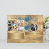 Vorlage des Programms zur Beerdigung des Golden Sk (Stehend Vorderseite)