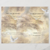 Vorlage des Programms zur Beerdigung des Golden Sk (Rückseite)