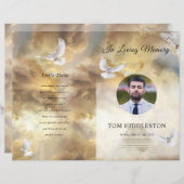 Vorlage des Programms zur Beerdigung des Golden Sk (Vorne/Hinten)