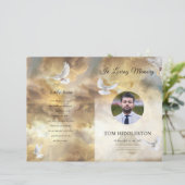 Vorlage des Programms zur Beerdigung des Golden Sk (Stehend Vorderseite)