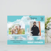 Vorlage des Programms zur Beerdigung von Blauem Hi (Stehend Vorderseite)